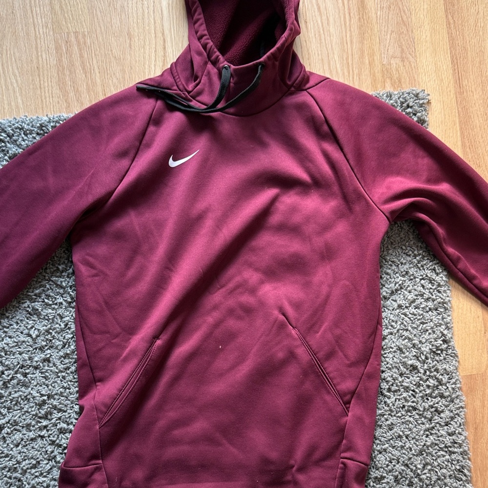 Nike Burgundy Pullover Hoodie
